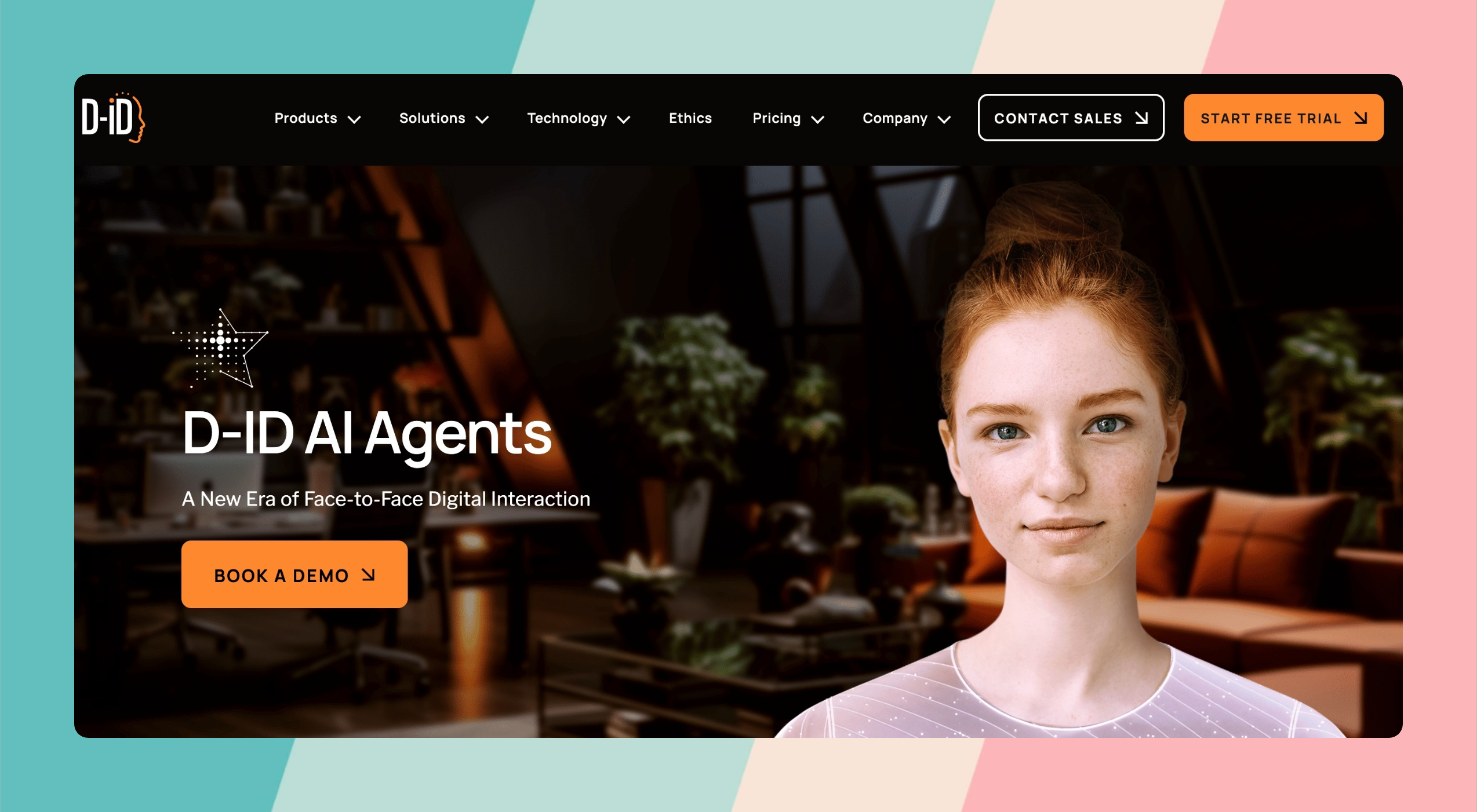 Create lifelike avatars that talk, blink and react in real time. D-ID is revolutionizing how we present and personalize AI-driven content.