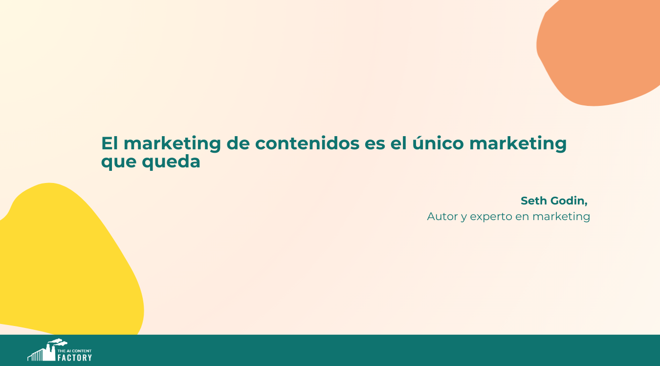 Frase de Seth Godin sobre marketing digital para pymes
